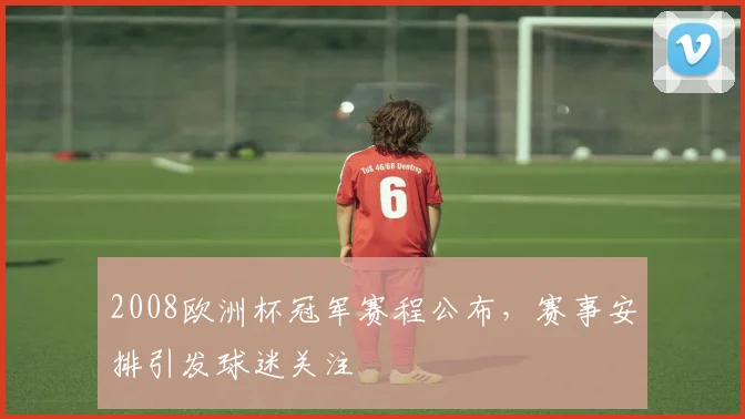 2008欧洲杯冠军赛程公布,赛事安排引发球迷关注